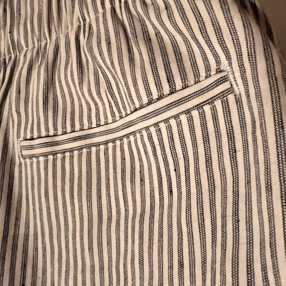 LANDS END High-Waist Striped Linen Pants - Picture 6 of 6